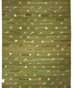 Kilim Moderno verde 270 x 207cm - 2219