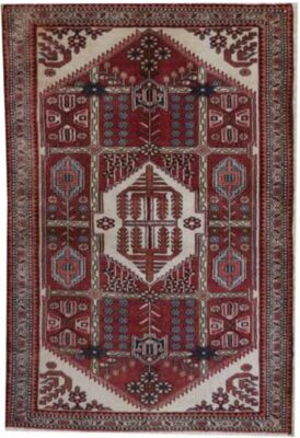 Roter Hamadan Teppich