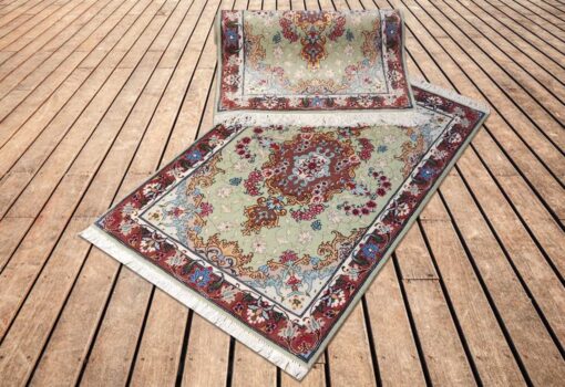 Light Tabriz couple carpets
