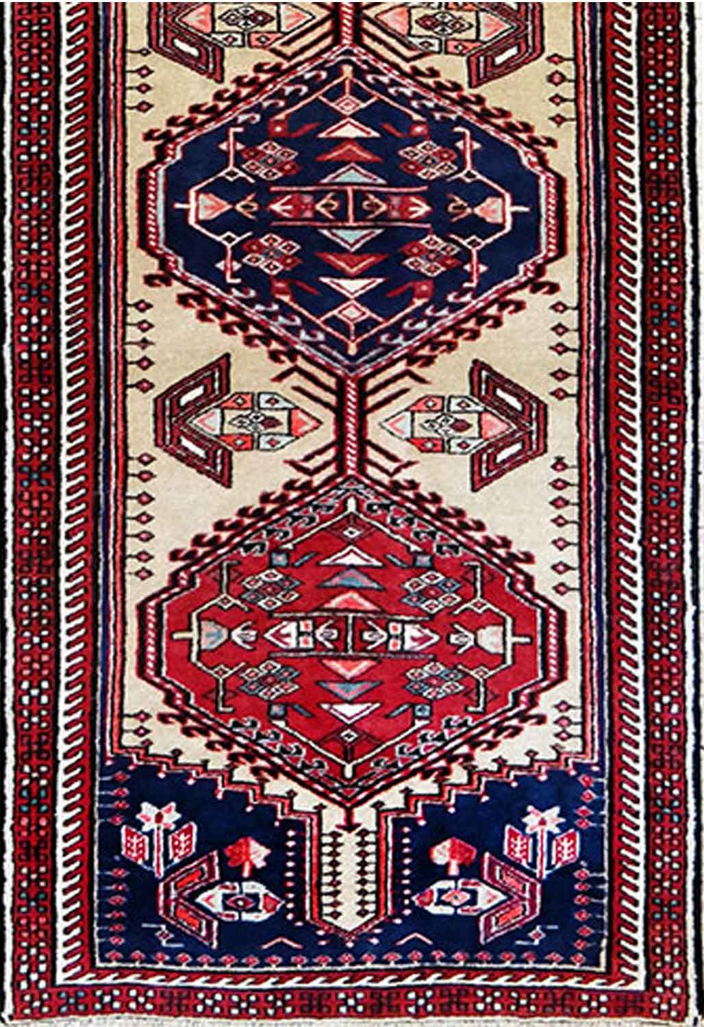 Ardebil medallion walkway 300 x 80 cm - 0838 12 Ardebil medallions