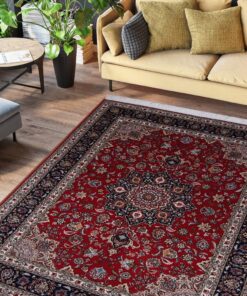 Tabriz red background carpet