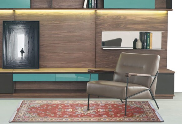 Tabriz floral fine doormat 210 x 79cm - 9208 12 Tabriz Floral Passatoia