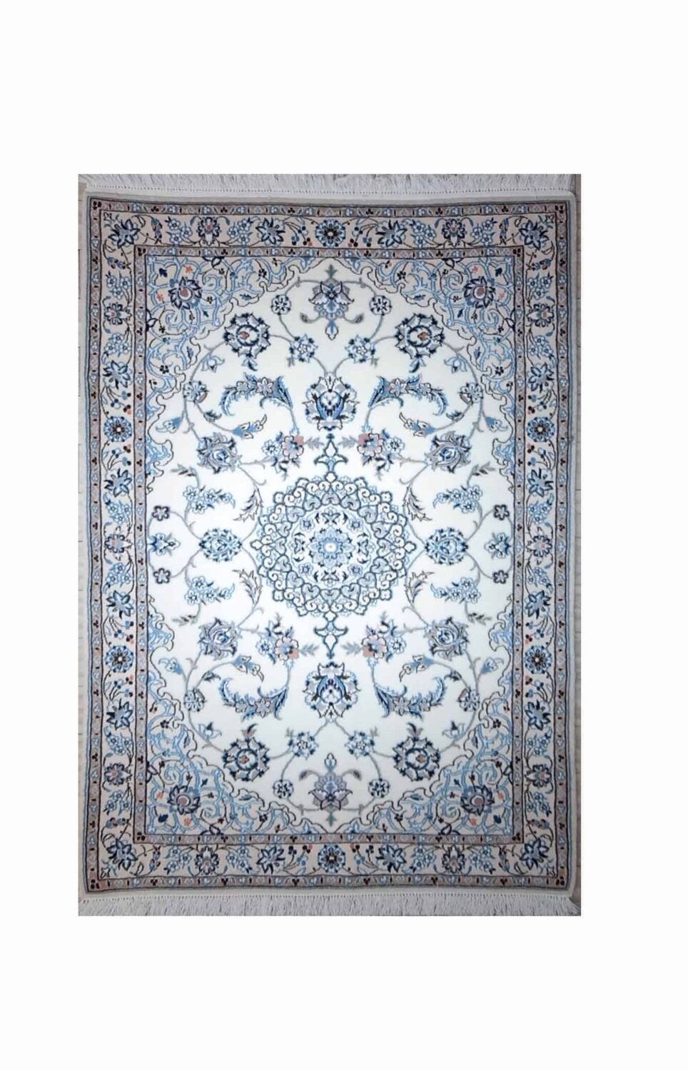 Persian carpet Nain 9 threads 148x100cm - 8957 12 Persian carpet Nain 9 threads