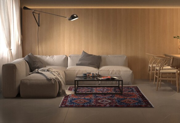 Yalameh Persian knotted carpet 154x152cm - 9304 12 Knotted Persian yalameh rug