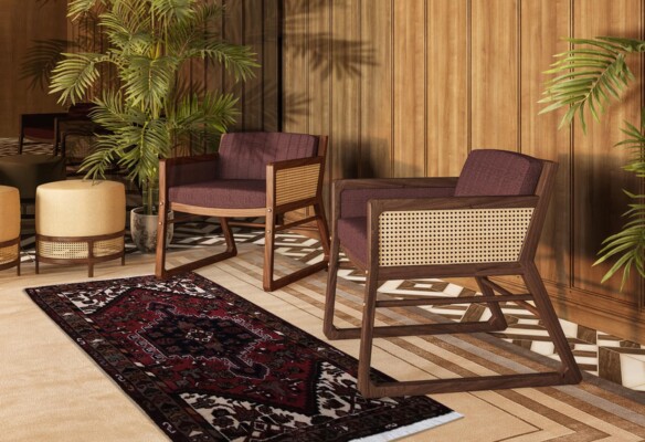 Hamadan rug 144 x 96cm - A0071 12 Hamadan Carpet