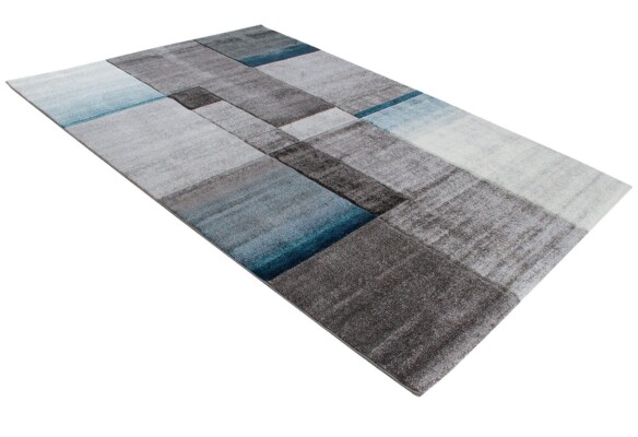 TIMELAPSE GREY LIGHTBLUE Modern Rug