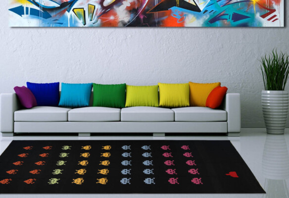 Modern Kilim Spaceship 320x200 cm - A0300 10 Modern Kilim Spaceship