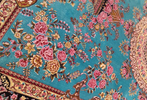 Silk carpet