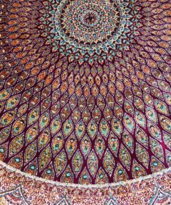 Qum Silk round carpet
