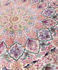 Qum Silk round carpet