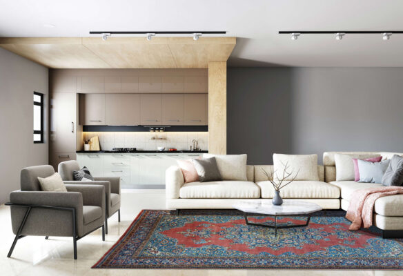 Kashan Mahal Carpet 318x210cm - 1326 12 Kashan Mahal Carpet