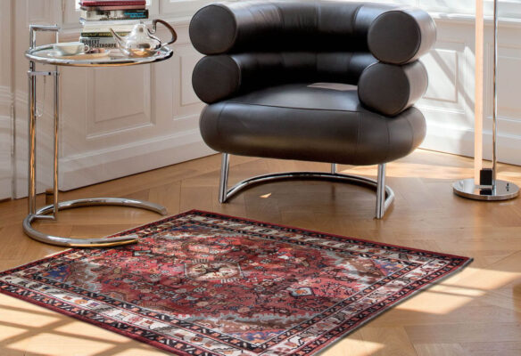 Hamadan Square Carpet 135x128cm - 8474 12 Hamadan Square Carpet