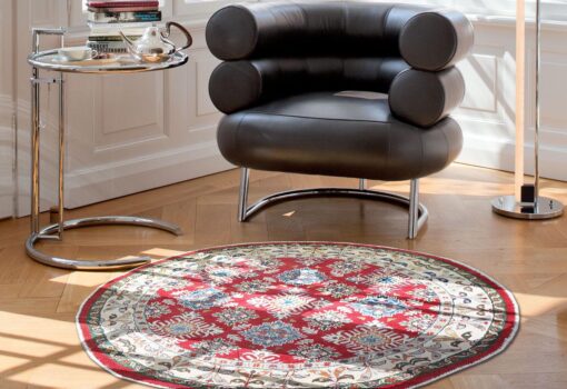 Round Kazak Carpet