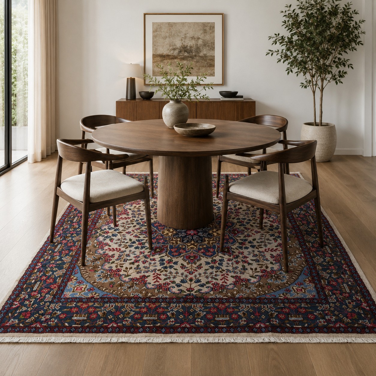Kerman square carpet 200x188cm - A0650 - Image 2