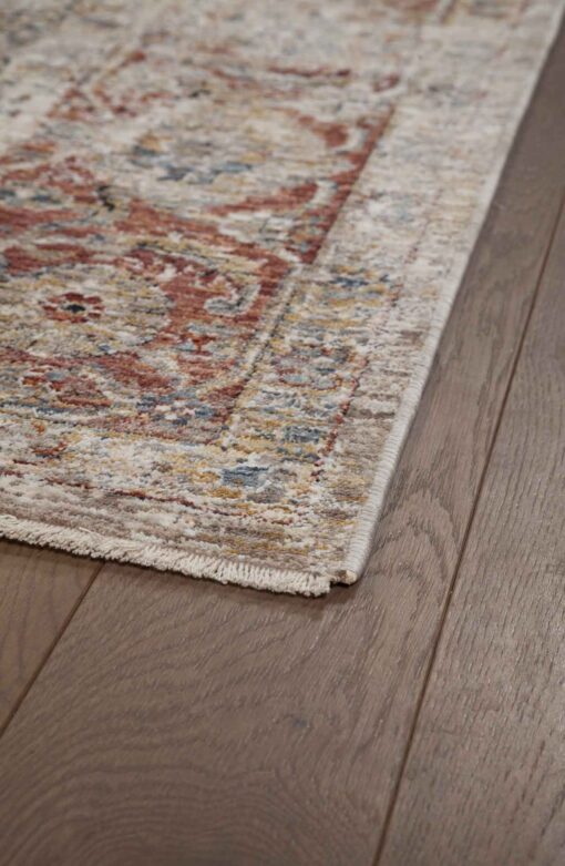 CARAVAN GREY/RUST carpet