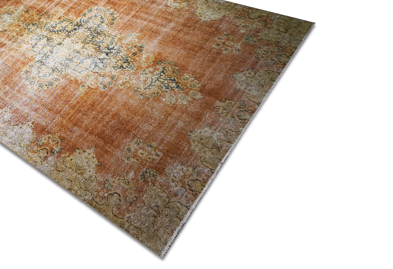 Vintage Kerman Carpet 282x201cm - A1473 6 Vintage Kerman Carpet 282x201cm - A1473 - Image 4