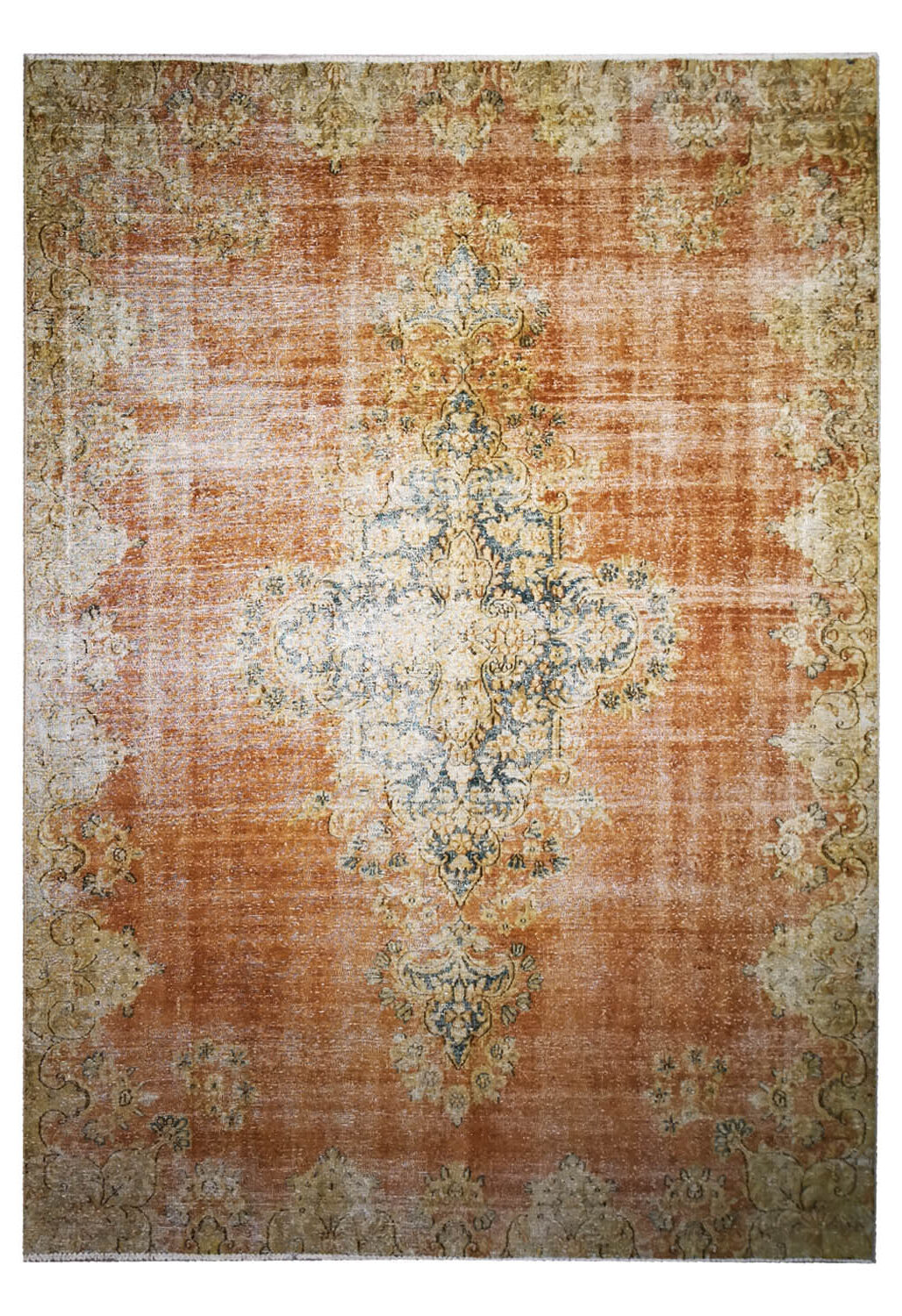 Vintage Kerman Carpet 282x201cm - A1473 3 Vintage Kerman Carpet 282x201cm - A1473