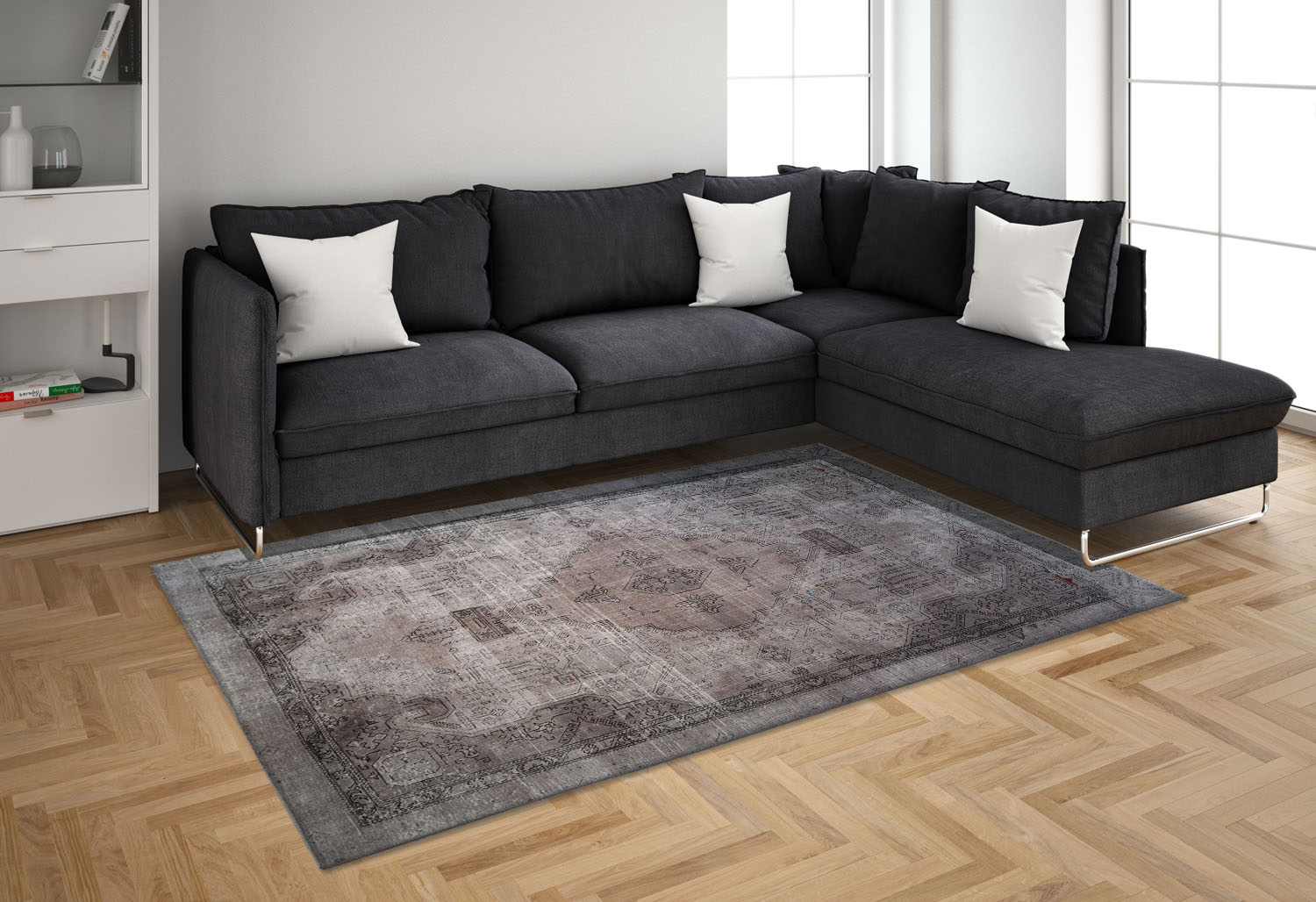 Vintage carpet 298×208cm - B1612 4 Tappeto vintage