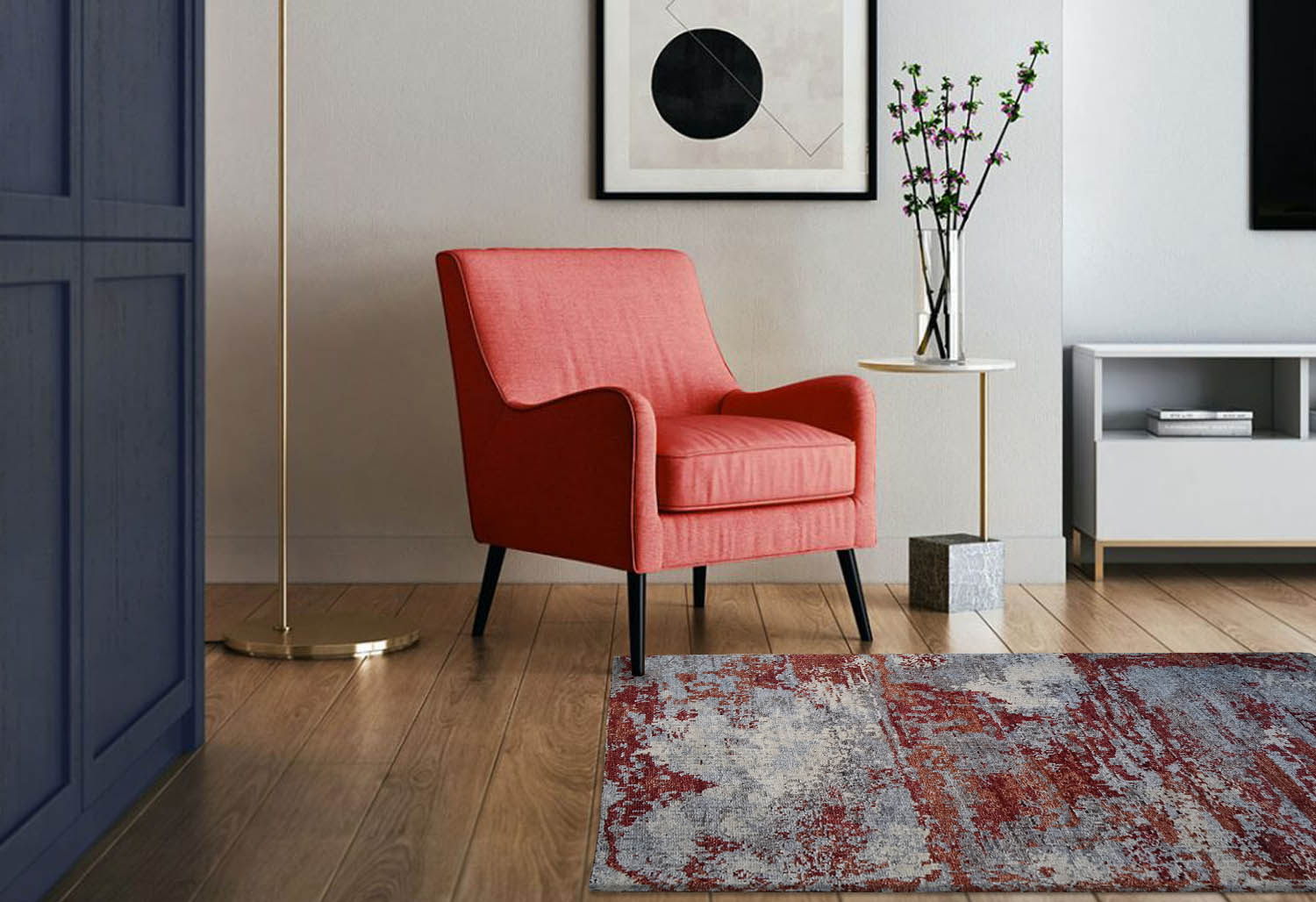 Modern rug 235x173cm - B1663 4 Tappeto moderno