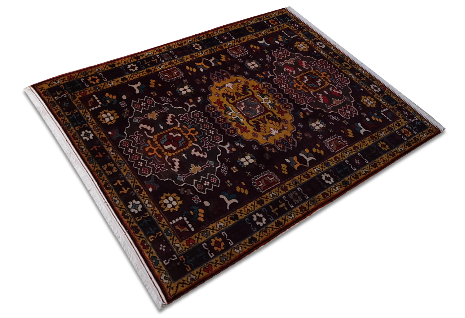 Konya carpet, 132x104cm -B1684 5 Konya carpet, 132x104cm -B1684 - Image 3