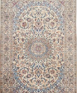 Persian Nain Kashmar Rug 302×196 cm Hand-Knotted Z373935