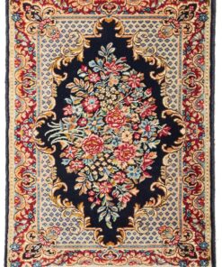 Alternative view of Pair of extra fine Kerman bedside rugs 90x65 cm - 469807