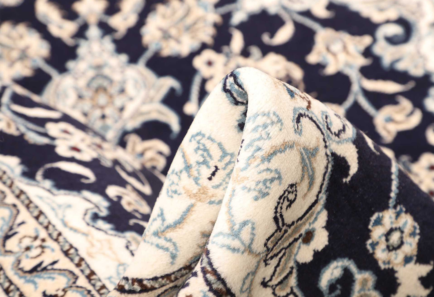 Nain Kashmar Rug 195x145 cm - 480902 5 Tappeto Nain Kashmar