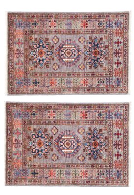 Pair of Extra Fine Kazak Bedside Rugs