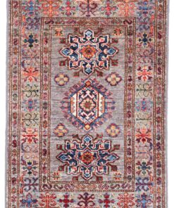 Alternative view of Pair of Extra Fine Kazak Bedside Rugs 92x63 cm - 478619
