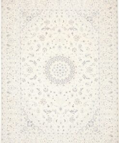Nain 9-Ply Hand-Knotted Persian Rug Z246355