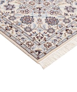 Hand-Knotted Nain 6-Ply Wool and Silk Persian Rug 261x209 Z445536 - Image 6