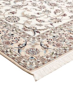 Nain 6-Line Persian Rug 235×160 cm – Hand-Knotted Wool and Silk Z445559 - Image 5