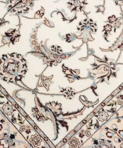Nain 6-Line Persian Rug 235×160 cm – Hand-Knotted Wool and Silk Z445559 - Image 6
