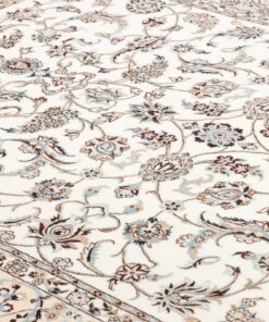 Nain 6-Line Persian Rug 235×160 cm – Hand-Knotted Wool and Silk Z445559 - Image 7