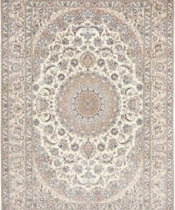Persian Nain 6-Ply Wool and Silk Rug 317×208 cm Z446351