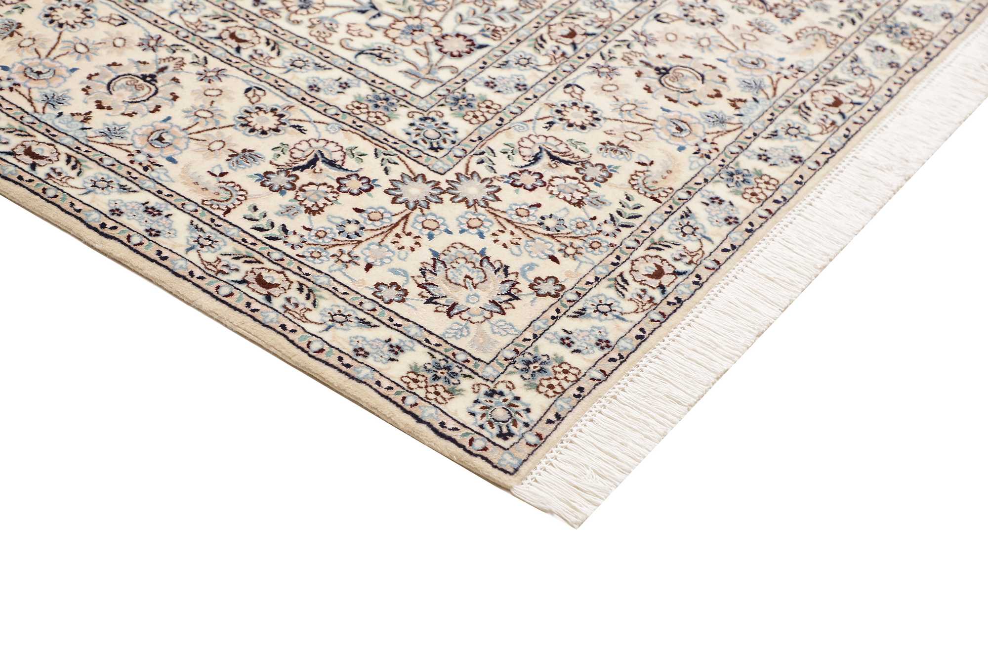 Persian Nain 6-Ply Wool and Silk Rug 317×208 cm Z446351 7 Persian Nain 6-Ply Wool and Silk Rug 317×208 cm Z446351 - Image 5