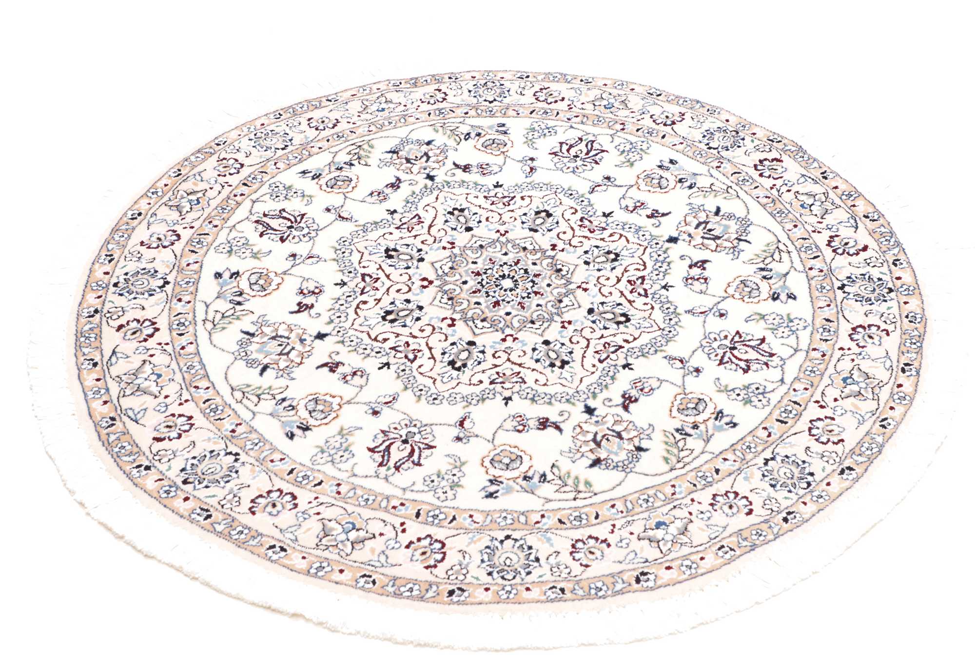 Nain 9 Fili Wool and Silk Round 105x105 Z446781 4 Nain 9 Fili Wool and Silk Round 105x105 Z446781 - Image 3