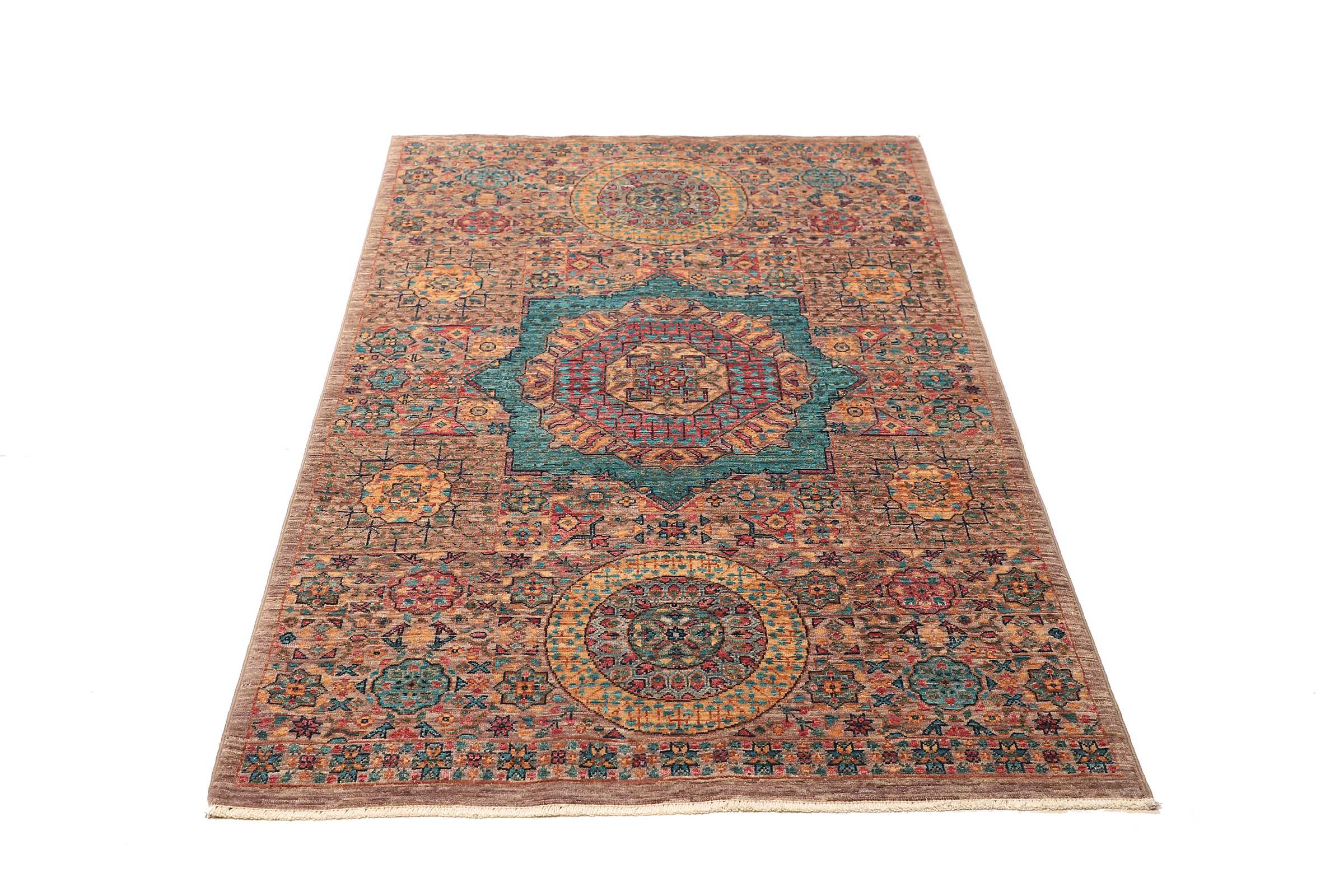 Hand-knotted Mamluk rug 155x99 Z468978 7 Hand-knotted Mamluk rug 155x99 Z468978 - Image 5
