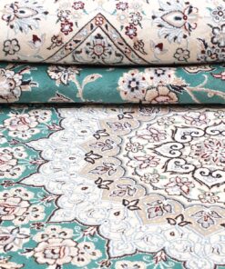Persian Nain 9 Fili Rug in Wool and Silk 355x248 Z469420 - Image 11