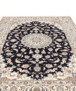 Hand-Knotted Persian Nain Kashmar Rug 289×196 cm Z469639 - Image 4