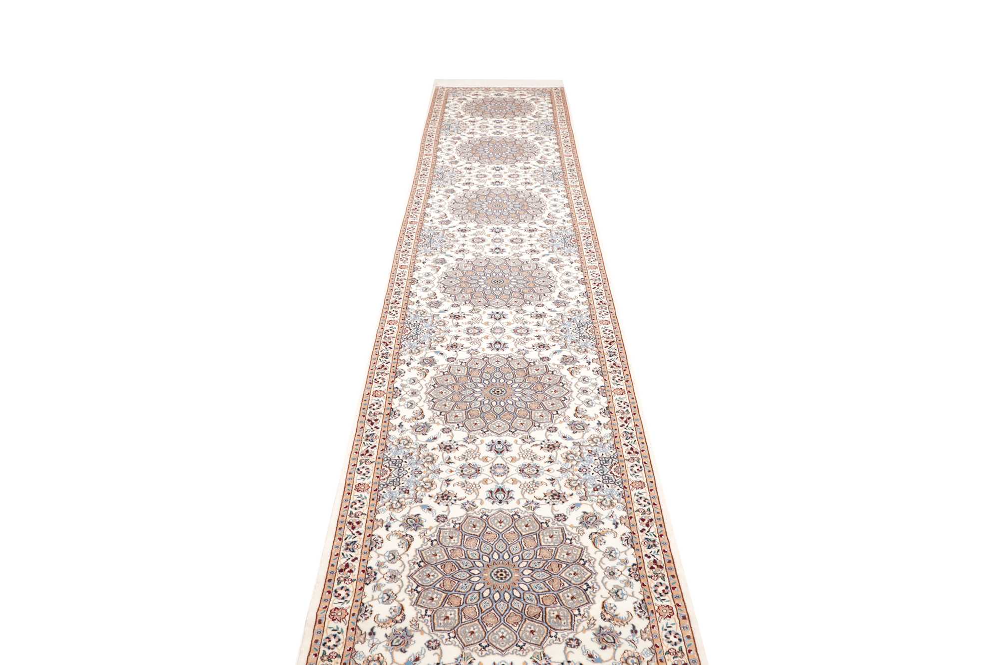 Nain 6-Ply Persian Runner 445×83 cm Hand-Knotted Z470214 7 Nain 6-Ply Persian Runner 445×83 cm Hand-Knotted Z470214 - Image 5