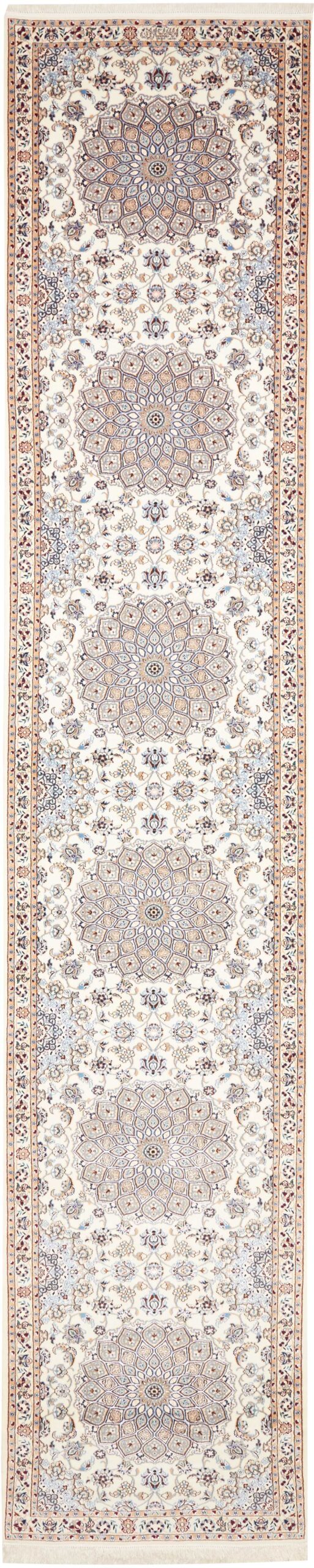 Nain 6-Ply Persian Runner 445×83 cm Hand-Knotted Z470214 3 Nain 6-Ply Persian Runner 445×83 cm Hand-Knotted Z470214