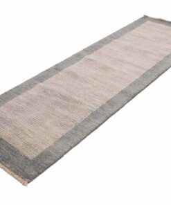 Alternative view of Hand-knotted modern runner 202x79 Z473565