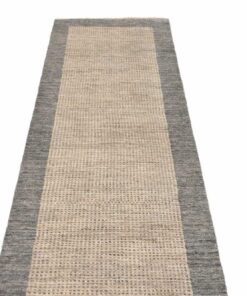 Hand-knotted modern runner 202x79 Z473565 - Image 5