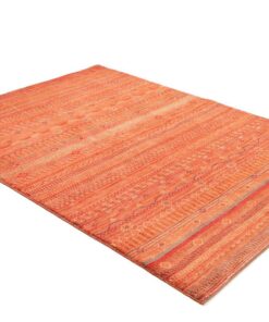 Modern Afghan Hand-Knotted Rug 221x156 Z478855 17 Modern Afghan Hand-Knotted Rug 221x156 Z478855 - Image 4