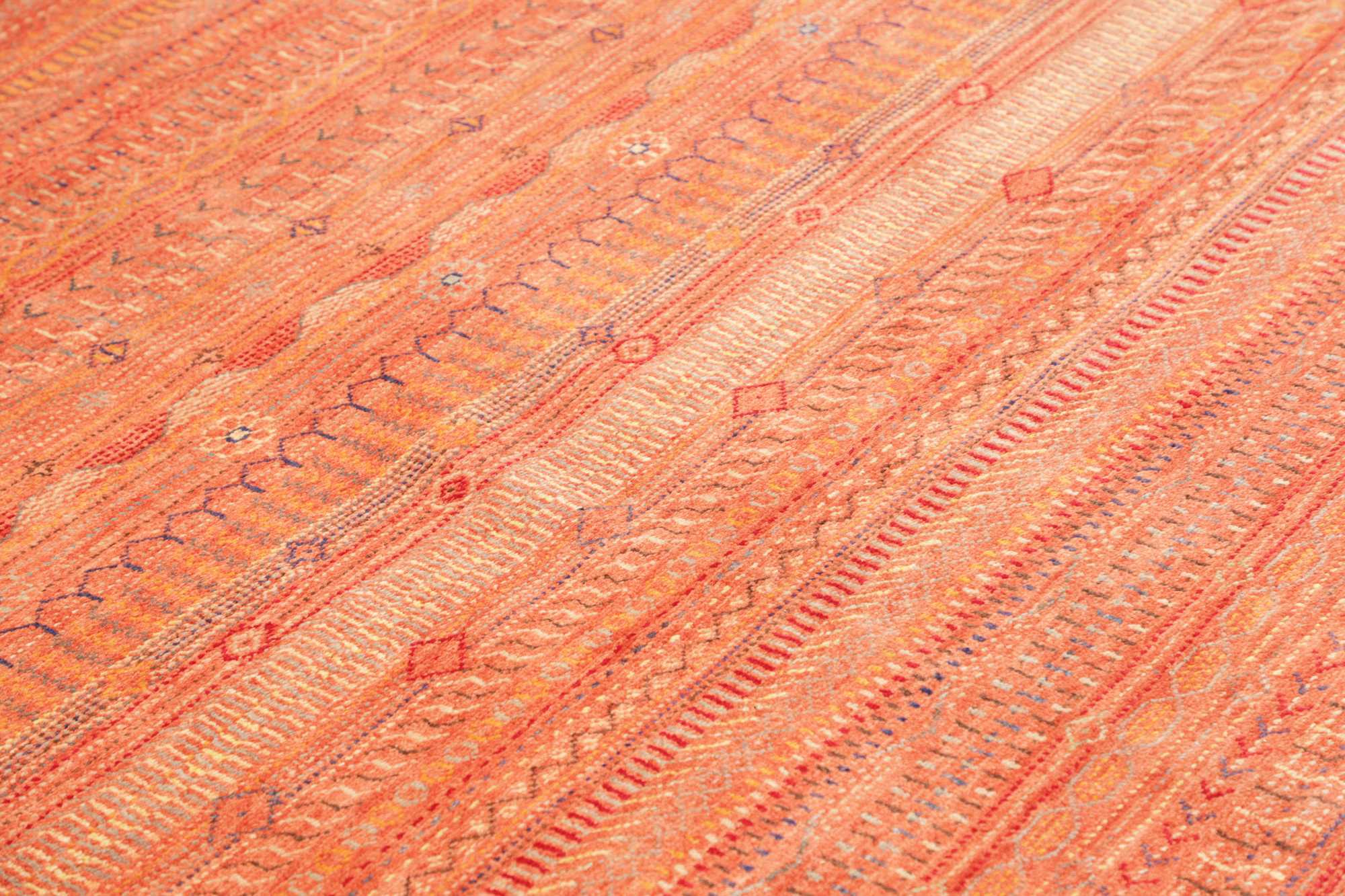Modern Afghan Hand-Knotted Rug 221x156 Z478855 9 Modern Afghan Hand-Knotted Rug 221x156 Z478855 - Image 8
