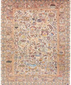 KASHMAR rug archaeological motif 394x303 Z481318