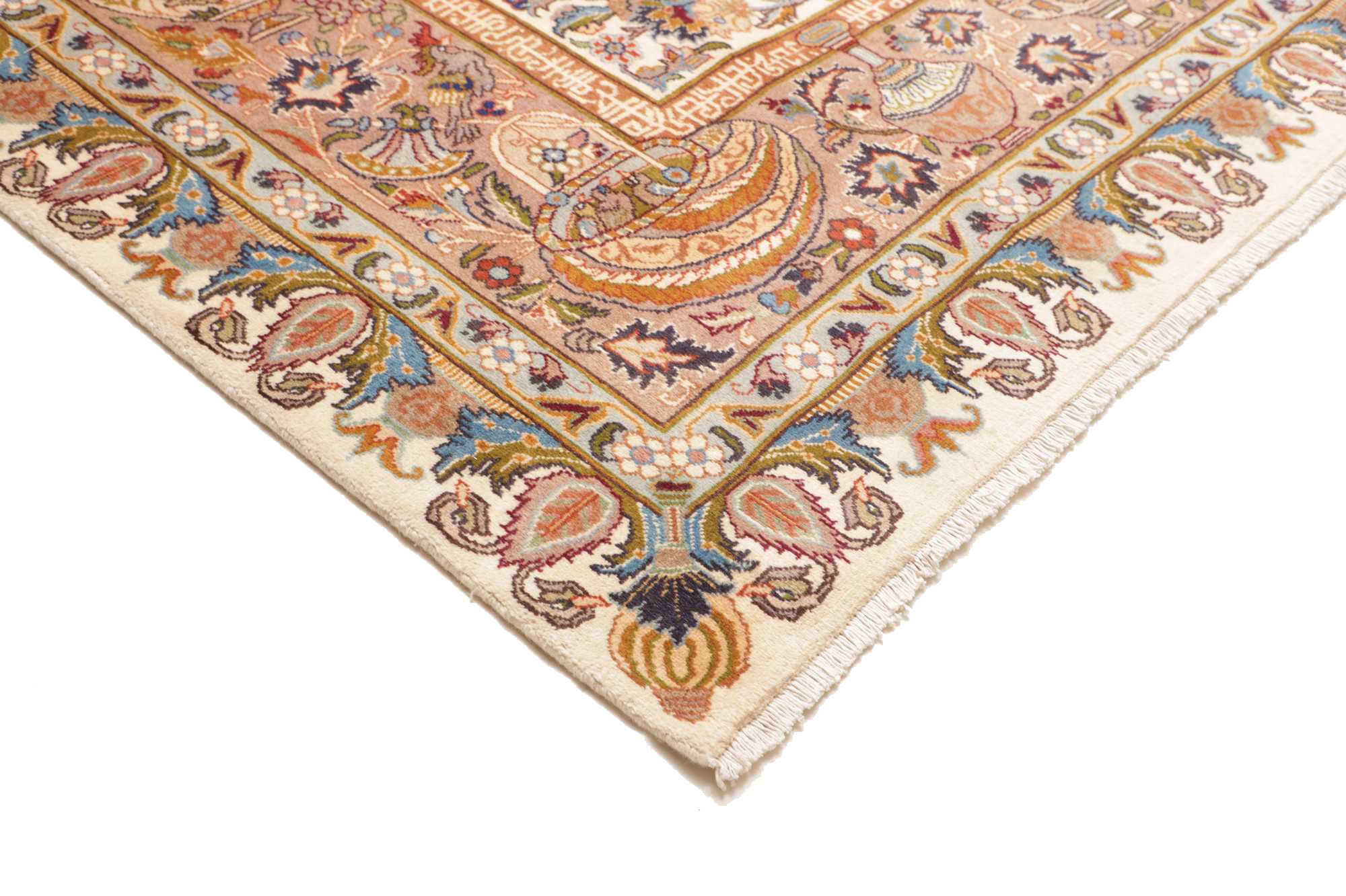 KASHMAR rug archaeological motif 394x303 Z481318 - Image 6